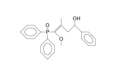 4-Diphenylphosphinoyl-4-methoxy-3-methyl-1-phenyl-but-3-en-1-ol