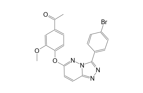 ethanone, 1-[4-[[3-(4-bromophenyl)[1,2,4]triazolo[4,3-b]pyridazin-6-yl]oxy]-3-methoxyphenyl]-