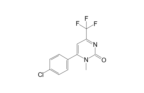 6-(4-Chlorophenyl)-1-methyl-4-(trifluoromethyl)pyrimidin-2(1H)-one