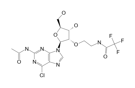 N2-ACETYL-6-CHLORO-9-[2'-O-(2-TRIFLUOROACETAMIDO)-ETHYL-BETA-D-RIBOFURANOSYL]-PURINE