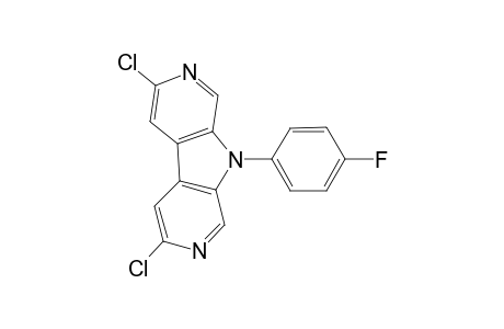 3,6-Dichloro-9-(4-fluorophenyl)-2,7-diazacarbazole