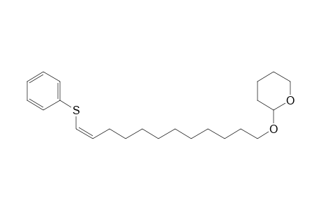2H-Pyran, tetrahydro-2-[[12-(phenylthio)-11-dodecenyl]oxy]-, (Z)-