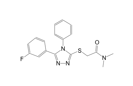 acetamide, 2-[[5-(3-fluorophenyl)-4-phenyl-4H-1,2,4-triazol-3-yl]thio]-N,N-dimethyl-