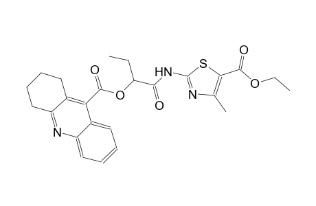 9-acridinecarboxylic acid, 1,2,3,4-tetrahydro-, 1-[[[5-(ethoxycarbonyl)-4-methyl-2-thiazolyl]amino]carbonyl]propyl ester