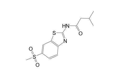 3-methyl-N-[6-(methylsulfonyl)-1,3-benzothiazol-2-yl]butanamide
