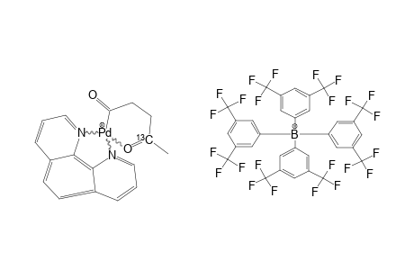 (1,10-PHENANTHROLINE)PD(C(O)CH2CH2(13(C(O))CH3)+((CF3)2C6H3)4B-