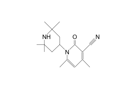 3-Pyridinecarbonitrile, 1,2-dihydro-4,6-dimethyl-2-oxo-1-(2,2,6,6-tetramethyl-4-piperidinyl)-