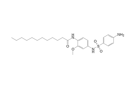 Dodecanamide, N-[4-[[(4-aminophenyl)sulfonyl]amino]-2-methoxyphenyl]-