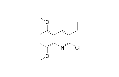 2-CHLORO-3-ETHYL-5,8-DIMETHOXYQUINOLINE