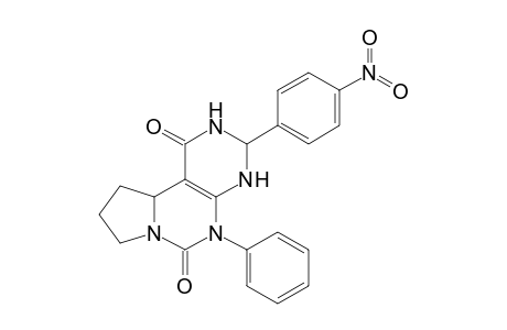3-(4-Nitrophenyl)-5-phenyl-3,4,8,9,10,10a-hexahydro-2H,5Hpyrimido[5,4-e]pyrrolo[1,2-c]pyrimidine-1,6-dione