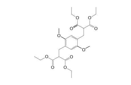 [(2,5-dimethoxy-p-phenylene)dimethylene]dimalonic acid, tetraethyl ester