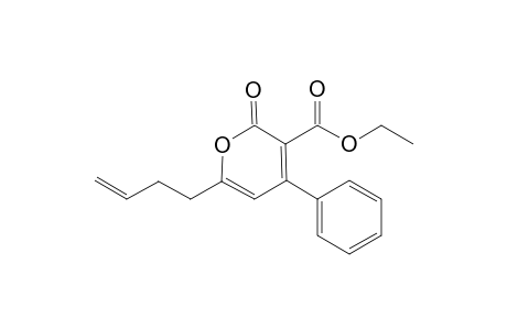 Ethyl 6-(but-3-enyl)-2-oxo-4-phenyl-2H-pyran-3-carboxylate