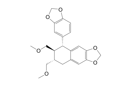 URINATETRALIN;[(7'R,8S,8'S)-9,9'-DIMETHOXY-4,5:3',4'-BIS-(METHYLENEDIOXY)-2,7'-CYCLOLIGNAN]