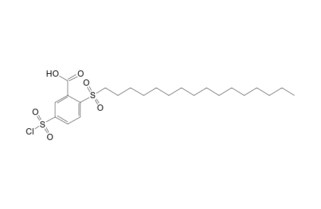5-(chlorosulfonyl)-2-(hexadecylsulfonyl)benzoic acid