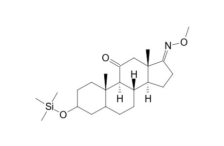 3-[(Trimethylsilyl)oxy]androstane-11,17-dione 17-(O-methyloxime)