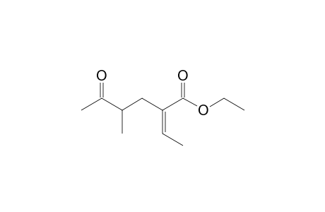 Ethyl 2-ethylidene-4-methyl-5-oxohexanoate