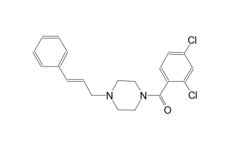 1-(2,4-dichlorobenzoyl)-4-[(2E)-3-phenyl-2-propenyl]piperazine