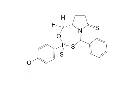 (1S)-4-(4-METHOXYPHENYL)-6-PHENYL-4-THIOXO-3-OXA-5-THIA-7-AZA-4-PHOSPHABICYCLO-[5.3.0]-DECANE-8-THIONE