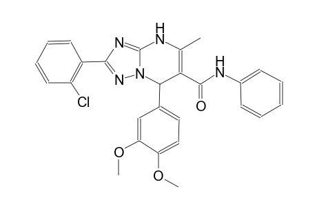 2-(2-chlorophenyl)-7-(3,4-dimethoxyphenyl)-5-methyl-N-phenyl-4,7-dihydro[1,2,4]triazolo[1,5-a]pyrimidine-6-carboxamide