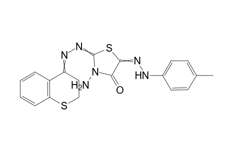 3-Amino-2-(thiochroman-4-ylideneazo)-5-(4-methylphenylazo)-thiazol-4-one