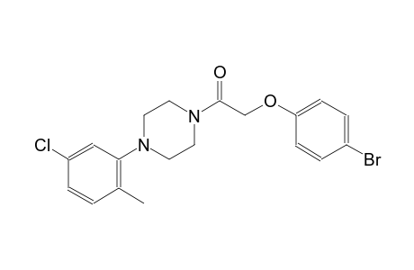 4-bromophenyl 2-[4-(5-chloro-2-methylphenyl)-1-piperazinyl]-2-oxoethyl ether