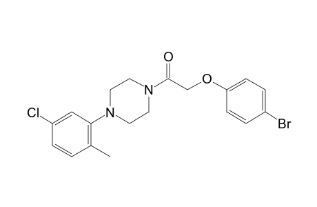 4-bromophenyl 2-[4-(5-chloro-2-methylphenyl)-1-piperazinyl]-2-oxoethyl ether