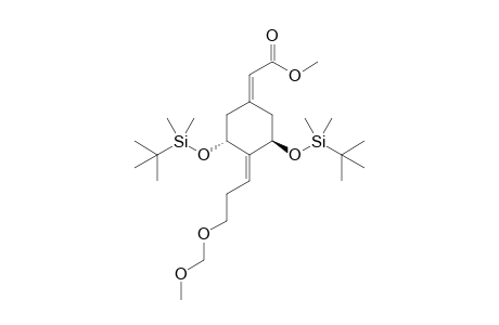 [(E)-(3'R,5'R)-3',5'-Bis[(tert-butyldimethylsilyl)oxy]-4'-[3''-(methoxymethoxy)propylidene]cyclohexylidene]acetic Acid Methyl Ester