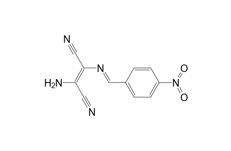 2-Butenedinitrile, 2-amino-3-[[(4-nitrophenyl)methylene]amino]-