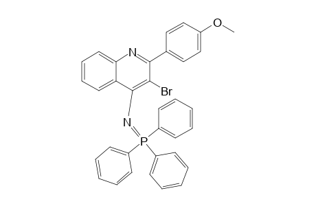 3-Bromo-2-(4-methoxyphenyl)-4-(triphenylphosphoranylideneamino)quinoline