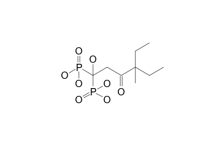 1-Hydroxy-3-oxo-4-ethyl-4-methylhexane-1,1-diphosphonic acid