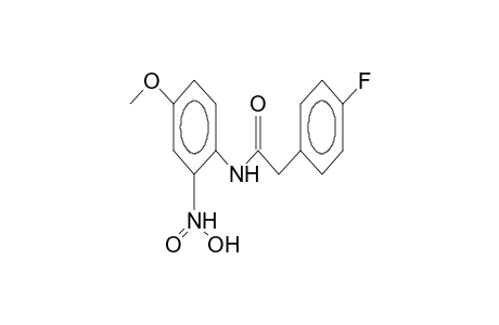 N-(2-nitro-4-methoxyphenyl)-2-(4-fluorophenyl)acetamide