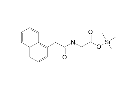 [(1-Naphthylacetyl)amino]acetic acid, trimethylsilyl ester