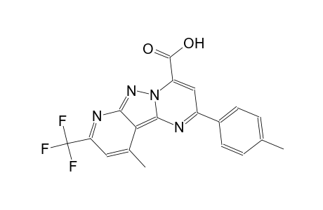 pyrido[2',3':3,4]pyrazolo[1,5-a]pyrimidine-4-carboxylic acid, 10-methyl-2-(4-methylphenyl)-8-(trifluoromethyl)-