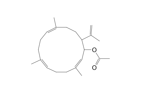 (3e,7e,11e)-2-acetoxycembra-3,7,11,15-tetraene