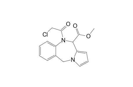 10-(chloroacetyl)-10,11-dihydro-5H-pyrrolo[2,1-c][1,4]benzodiazepine-11-carboxylic acid, methyl ester