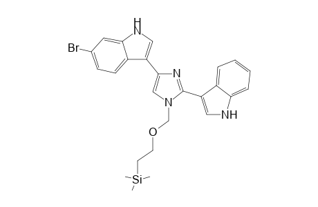 4-[3-(6-Bromo)indolyl]-2-(3-indolyl)-1-[[2-(trimethylsilyl)ethoxy]methyl]-1H-imidazole