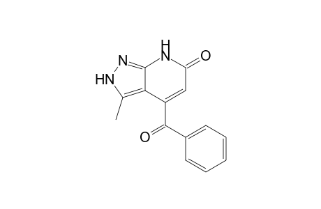 4-Benzoyl-3-methyl-2,7-dihydro-6H-pyrazolo[3,4-b]pyridin-6-one
