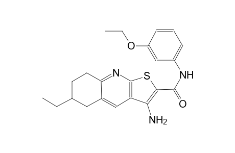 3-amino-N-(3-ethoxyphenyl)-6-ethyl-5,6,7,8-tetrahydrothieno[2,3-b]quinoline-2-carboxamide