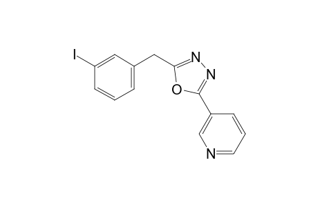 2-(3-Iodobenzyl)-5-(pyridin-3-yl)-1,3,4-oxadiazole