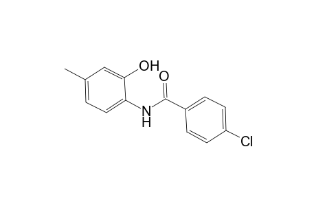 N-(2-hydroxy-4-methylphenyl)-4-chlorobenzamide