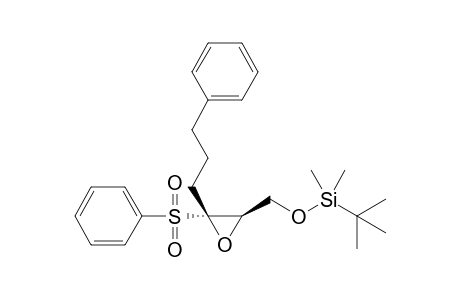 tert-Butyl-dimethyl-[[(2R,3R)-3-(3-phenylpropyl)-3-(phenylsulfonyl)oxiran-2-yl]methoxy]silane
