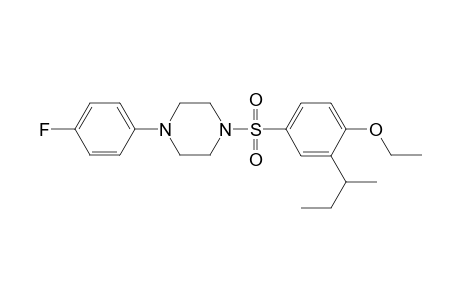 1-{[3-(butan-2-yl)-4-ethoxybenzene]sulfonyl}-4-(4-fluorophenyl)piperazine