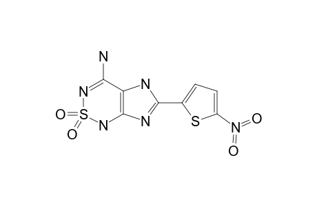4-AMINO-6-[2'-(5'-NITROFURANYL)]-1H,5H-IMIDAZO-[4,5-C]-1,2,6-THIADIAZINE-2,2-DIOXIDE