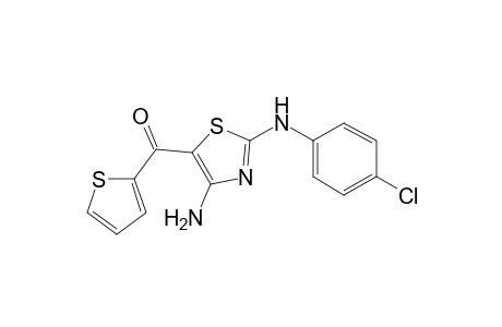 [4-amino-2-(4-chloroanilino)-1,3-thiazol-5-yl]-thiophen-2-ylmethanone