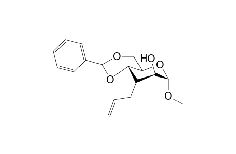 Methyl 4,6-o-benzylidene-3-deoxy-3-C-propenyl-.alpha.-D-erythropyranoside