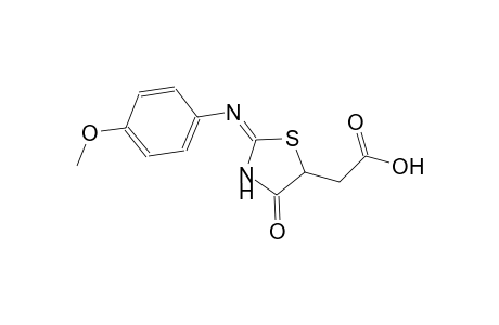 {(2E)-2-[(4-methoxyphenyl)imino]-4-oxo-1,3-thiazolidin-5-yl}acetic acid