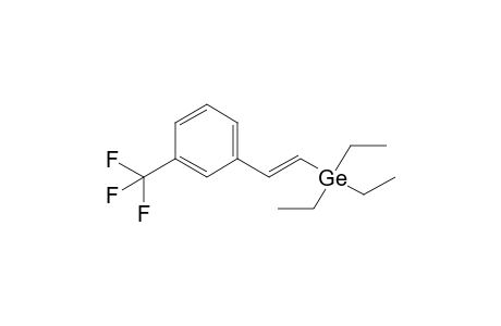 (E)-1-Triethylgermyl-2-(3-trifluoromethylphenyl)ethylene