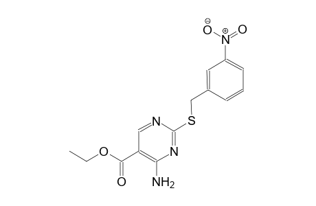 ethyl 4-amino-2-[(3-nitrobenzyl)sulfanyl]-5-pyrimidinecarboxylate