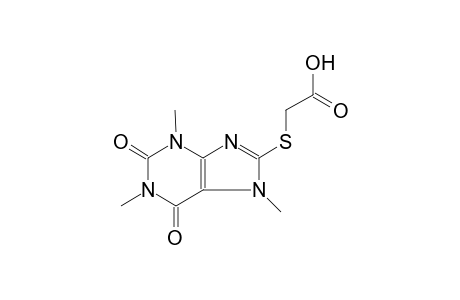 [(1,3,7-trimethyl-2,6-dioxo-2,3,6,7-tetrahydro-1H-purin-8-yl)sulfanyl]acetic acid
