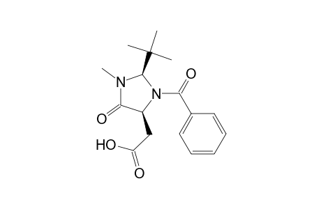 4-Imidazolidineacetic acid, 3-benzoyl-2-(1,1-dimethylethyl)-1-methyl-5-oxo-, (2R-cis)-
